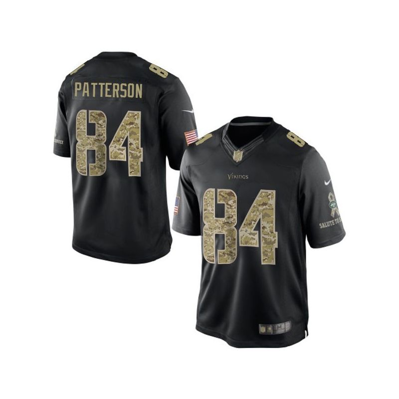 Cheap Cordarrelle Patterson Vikings Jersey From China #84 Black Salute To Service Cheap Cordarrelle Patterson Vikings Jersey From China #84 Black Salute To Service