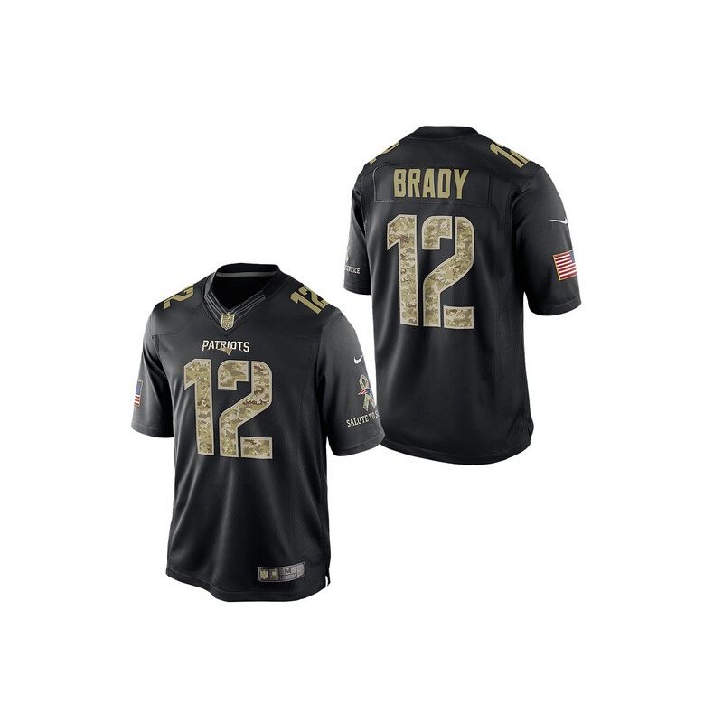 Cheap Tom Brady Patriots Jersey From China #12 Black Salute To Service Cheap Tom Brady Patriots Jersey From China #12 Black Salute To Service