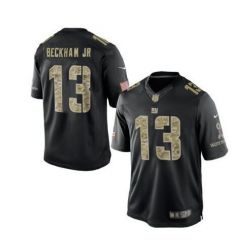 Cheap Odell Beckham JR Giants Jersey From China #13 Black Salute To Service