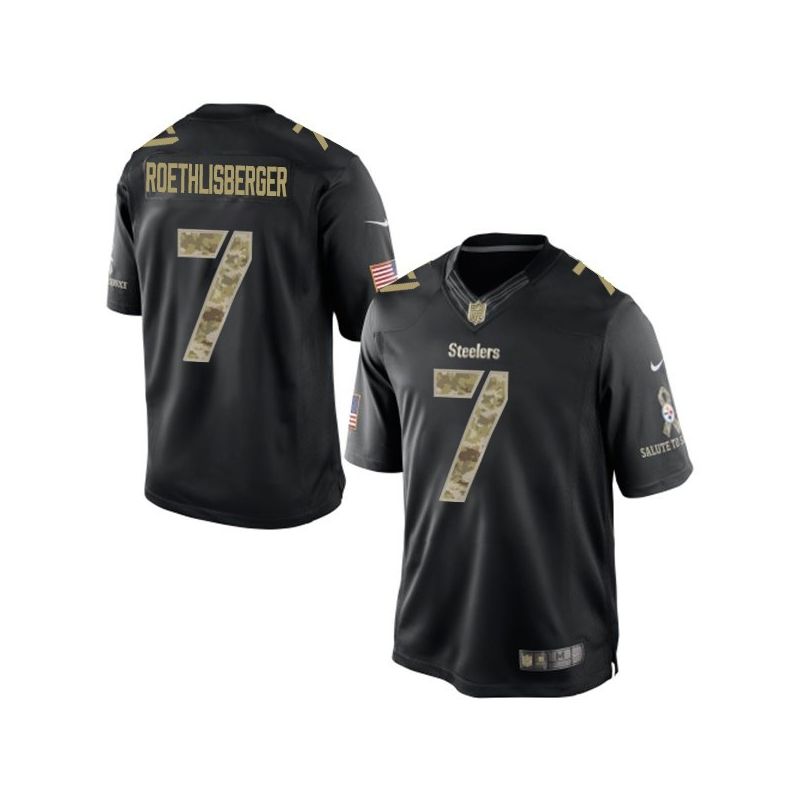 Cheap Ben Roethlisberger Steelers Jersey From China #7 Black Salute To Service Cheap Ben Roethlisberger Steelers Jersey From China #7 Black Salute To Service