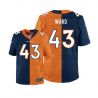 Cheap TJ Ward Broncos Jersey From China #43 Blue-Orange Split