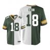 Cheap Randall Cobb Packers Jersey From China #18 Green-White Split