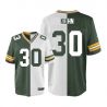 Cheap John Kuhn Packers Jersey From China #30 Green-White Split