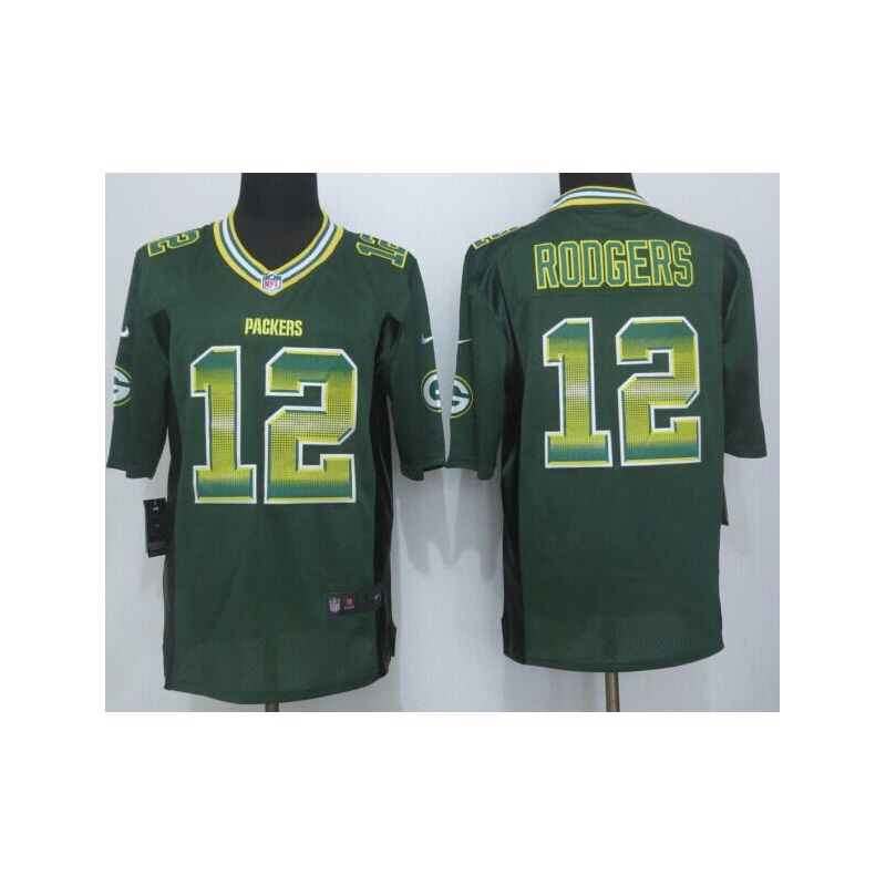 Cheap Aaron Rodgers Packers Jersey From China #12 Strobe