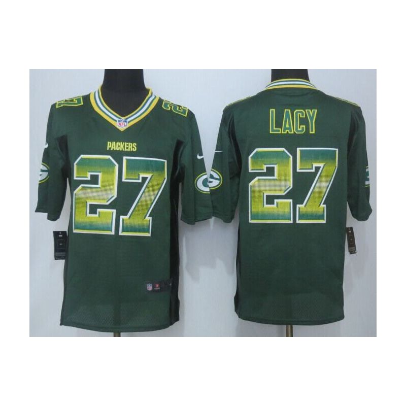 Cheap Eddie Lacy Packers Jersey From China #27 Strobe