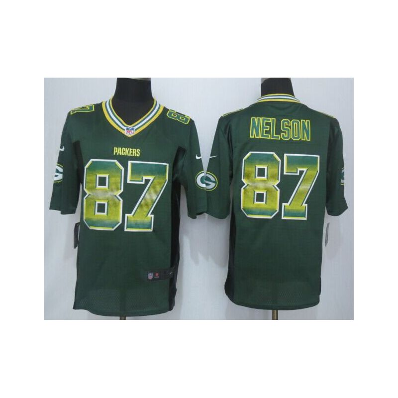 Cheap Jordy Nelson Packers Jersey From China #87 Strobe