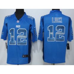 Cheap Andrew Luck Colts Jersey From China #12 Strobe