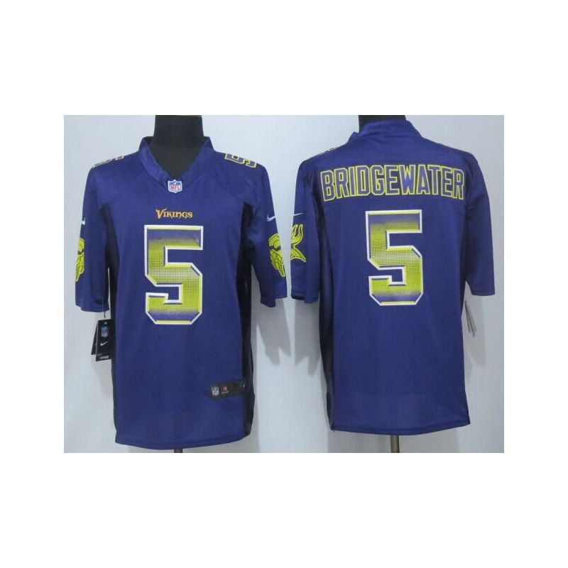 Cheap Teddy Bridgewater Vikings Jersey From China #5 Strobe Cheap Teddy Bridgewater Vikings Jersey From China #5 Strobe