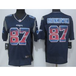 Cheap Rob Gronkowski Patriots Jersey From China #87 Strobe