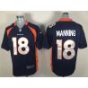 Cheap Peyton Manning Broncos Jersey #18 Blue From China Game
