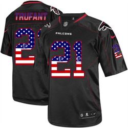 Cheap Desmond Trufant Falcons Jersey From China #21 Black USA Flag