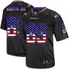 Cheap Steve Smith SR Ravens Jersey From China #89 Black USA Flag
