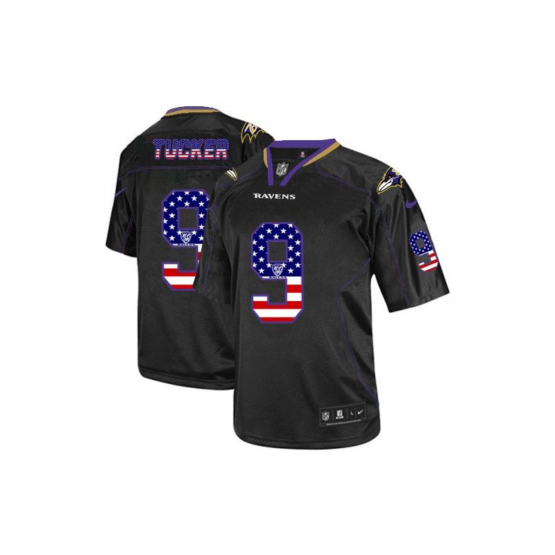 Cheap Justin Tucker Ravens Jersey From China #9 Black USA Flag Cheap Justin Tucker Ravens Jersey From China #9 Black USA Flag