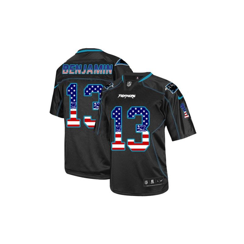 Cheap Kelvin Benjamin Panthers Jersey From China #13 Black USA Flag Cheap Kelvin Benjamin Panthers Jersey From China #13 Black USA Flag