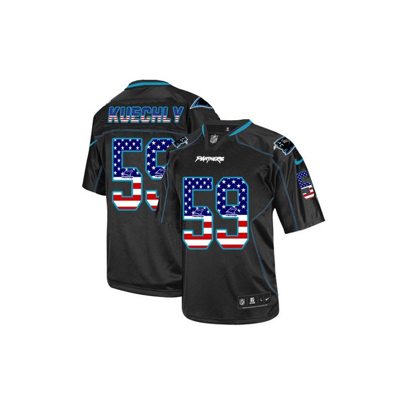 Cheap Luke Kuechly Panthers Jersey From China #59 Black USA Flag Cheap Luke Kuechly Panthers Jersey From China #59 Black USA Flag