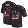 Cheap Kevin White Bears Jersey From China #13 Black USA Flag