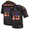 Cheap Brandon Marshall Bears Jersey From China #15 Black USA Flag