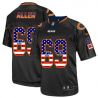Cheap Jared Allen Bears Jersey From China #69 Black USA Flag
