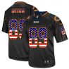 Cheap Mike Ditka Bears Jersey From China #89 Black USA Flag