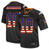 Cheap Emmanuel Sanders Broncos Jersey From China #10 Black USA Flag