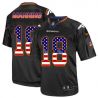 Cheap Peyton Manning Broncos Jersey From China #18 Black USA Flag