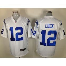 Cheap Andrew Luck Colts Jersey #12 White From China Game