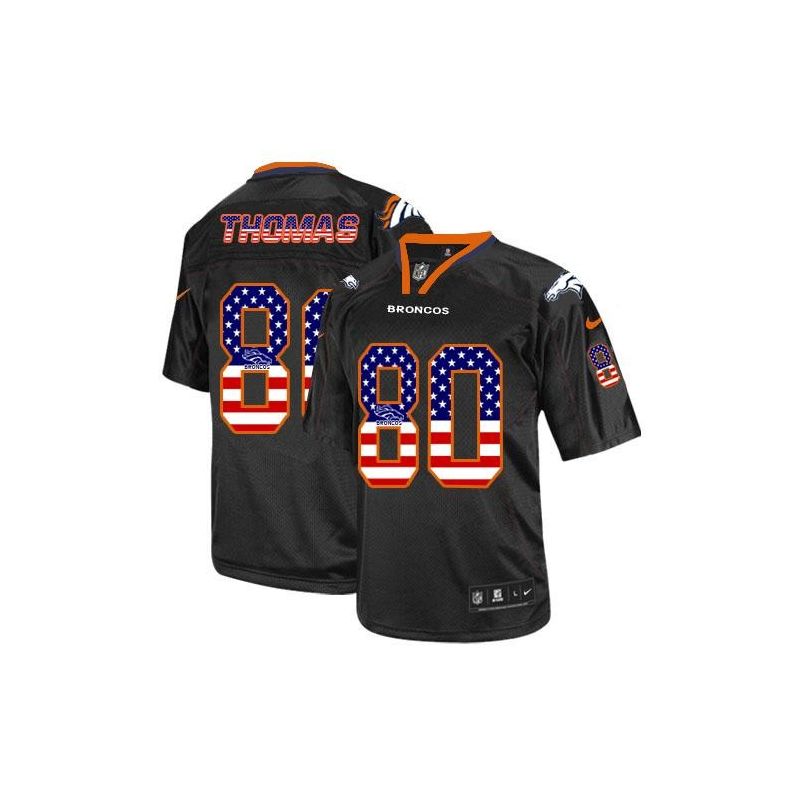Cheap Julius Thomas Broncos Jersey From China #80 Black USA Flag Cheap Julius Thomas Broncos Jersey From China #80 Black USA Flag