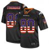 Cheap Julius Thomas Broncos Jersey From China #80 Black USA Flag