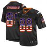 Cheap Demaryius Thomas Broncos Jersey From China #88 Black USA Flag