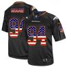 Cheap DeMarcus Ware Broncos Jersey From China #94 Black USA Flag