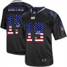 Cheap Johnny Unitas Colts Jersey From China #19 Black USA Flag