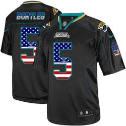 Cheap Blake Bortles Jaguars Jersey From China #5 Black USA Flag