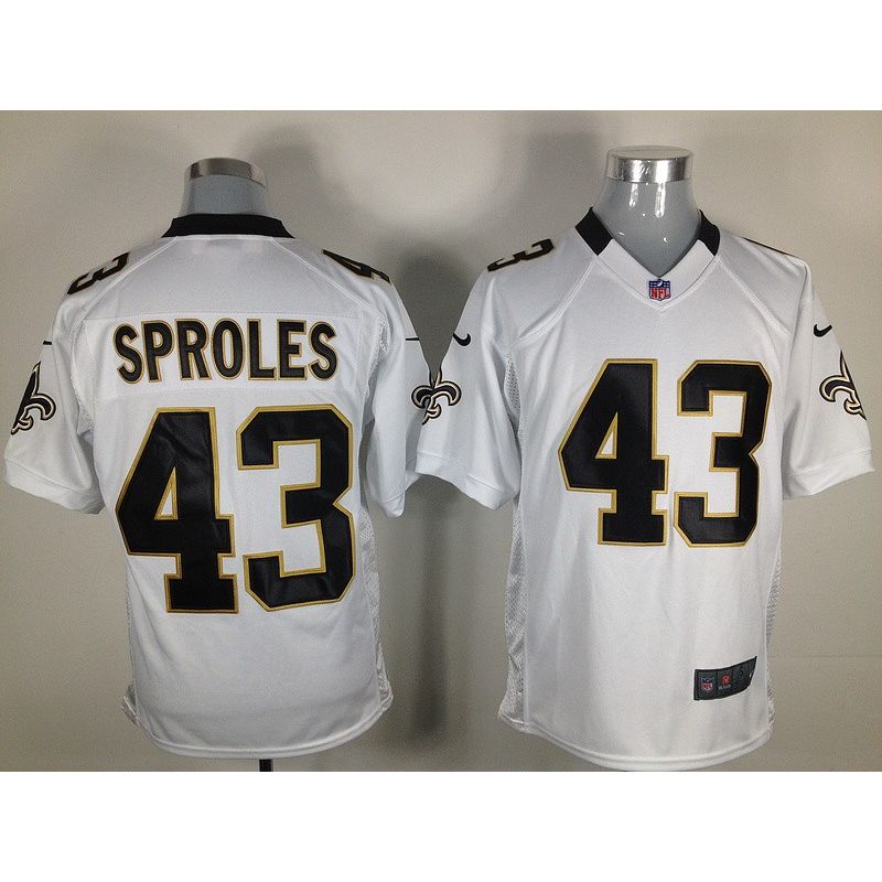 Cheap Darren Sproles Saints Jersey #43 White From China Game Cheap Darren Sproles Saints Jersey #43 White From China Game
