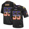 Cheap Anthony Barr Vikings Jersey From China #55 Black USA Flag