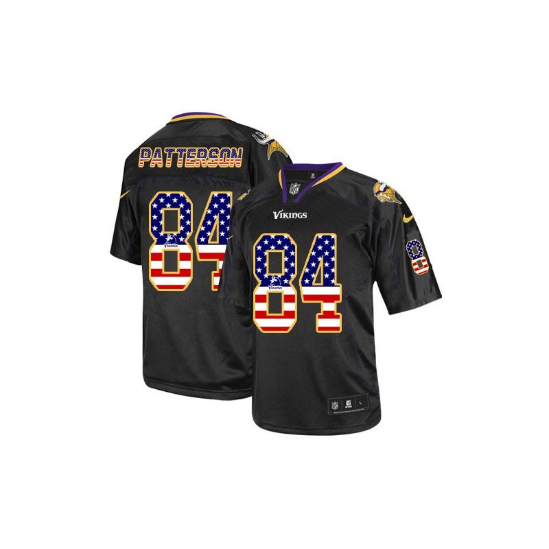 Cheap Cordarrelle Patterson Vikings Jersey From China #84 Black USA Flag Cheap Cordarrelle Patterson Vikings Jersey From China #84 Black USA Flag
