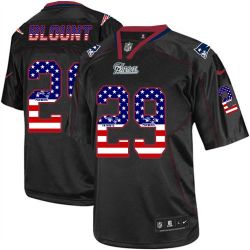 Cheap LeGarrette Blount Patriots Jersey From China #29 Black USA Flag