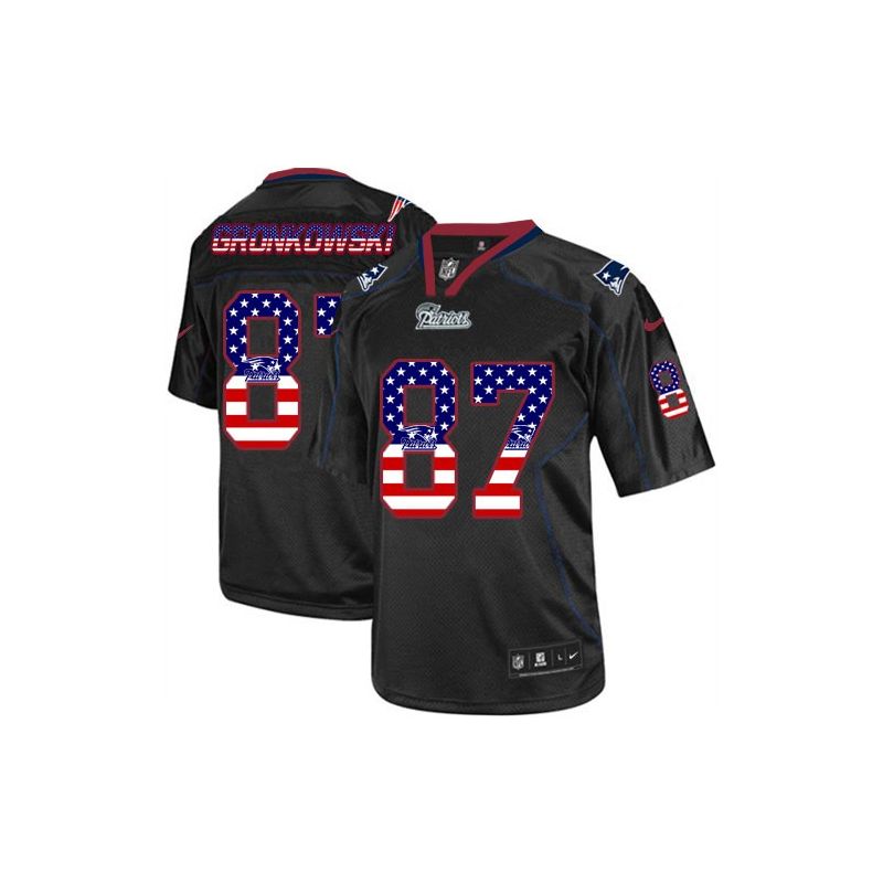 Cheap Rob Gronkowski Patriots Jersey From China #87 Black USA Flag Cheap Rob Gronkowski Patriots Jersey From China #87 Black USA Flag