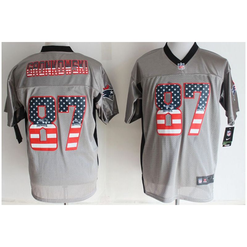 Cheap Rob Gronkowski Patriots Jersey From China #87 Grey USA Flag Cheap Rob Gronkowski Patriots Jersey From China #87 Grey USA Flag