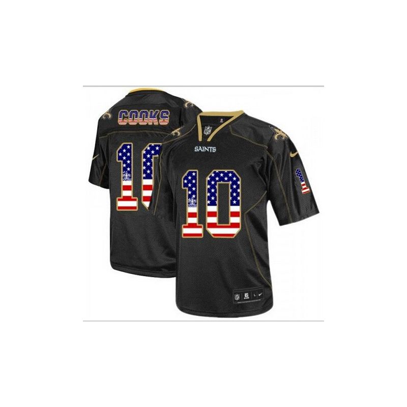 Cheap Brandin Cooks Saints Jersey From China #10 Black USA Flag Cheap Brandin Cooks Saints Jersey From China #10 Black USA Flag
