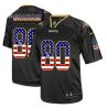 Cheap Jimmy Graham Saints Jersey From China #80 Black USA Flag