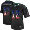 Cheap Joe Namath Jets Jersey From China #12 Black USA Flag