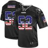 Cheap Khalil Mack Raiders Jersey From China #52 Black USA Flag