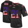 Cheap Reggie Bush 49ers Jersey From China #21 Black USA Flag