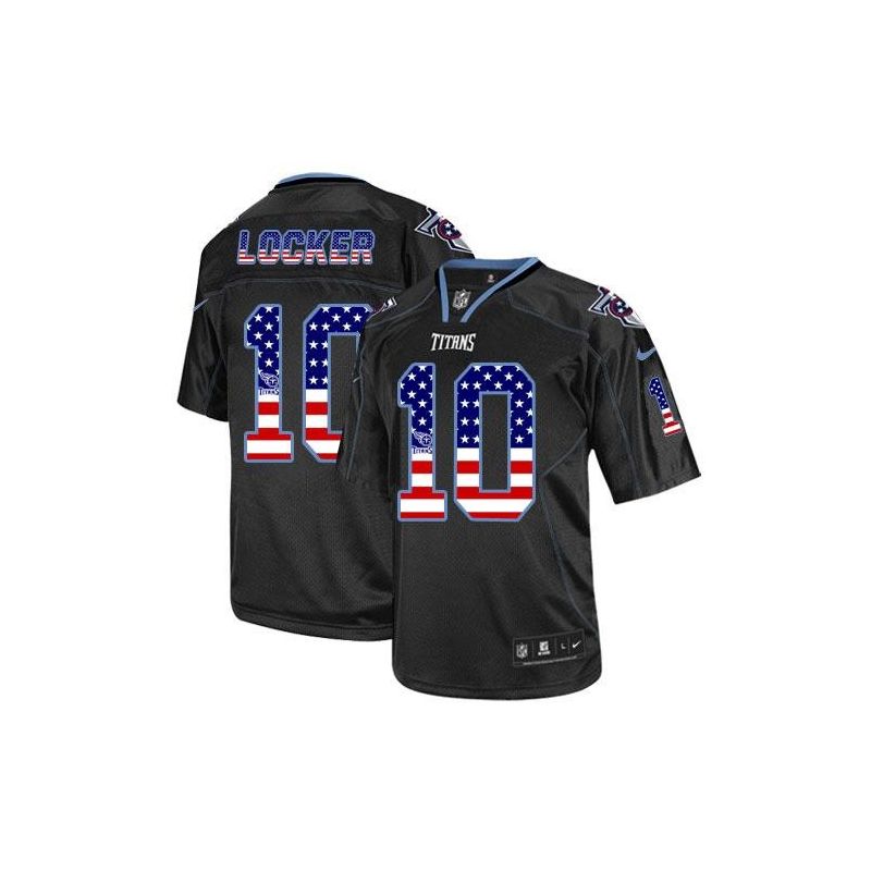 Cheap Jake Locker Titans Jersey From China #10 Black USA Flag Cheap Jake Locker Titans Jersey From China #10 Black USA Flag