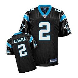 Cheap Jimmy Clausen Panthers Jersey #2 Black From China