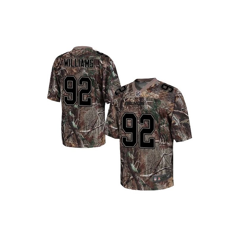 Cheap Sylvester Williams Broncos Jersey From China Camo #92
