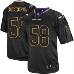 Cheap Elvis Dumervil Ravens Jersey From China Lights Out #58