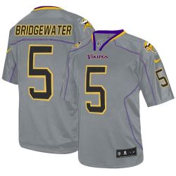 Cheap Teddy Bridgewater Vikings Jersey From China Lights Out #5
