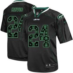 Cheap Darrelle Revis Jets Jersey From China Lights Out #24