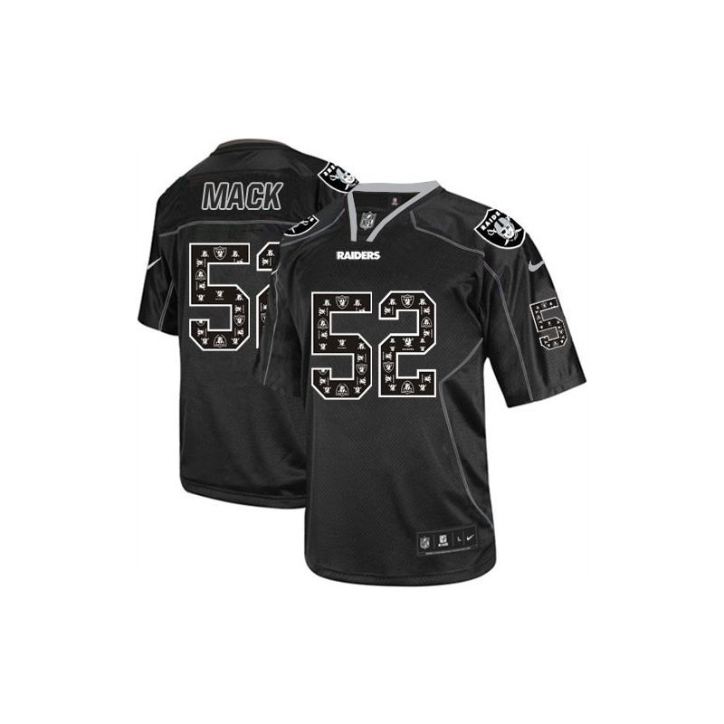 Cheap Khalil Mack Raiders Jersey From China Lights Out #52